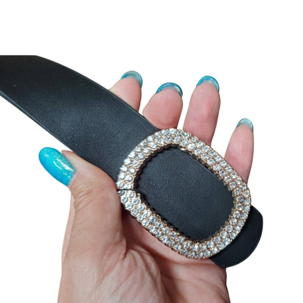 Oval Diamond Buckle Belt – The Mimi Boutique