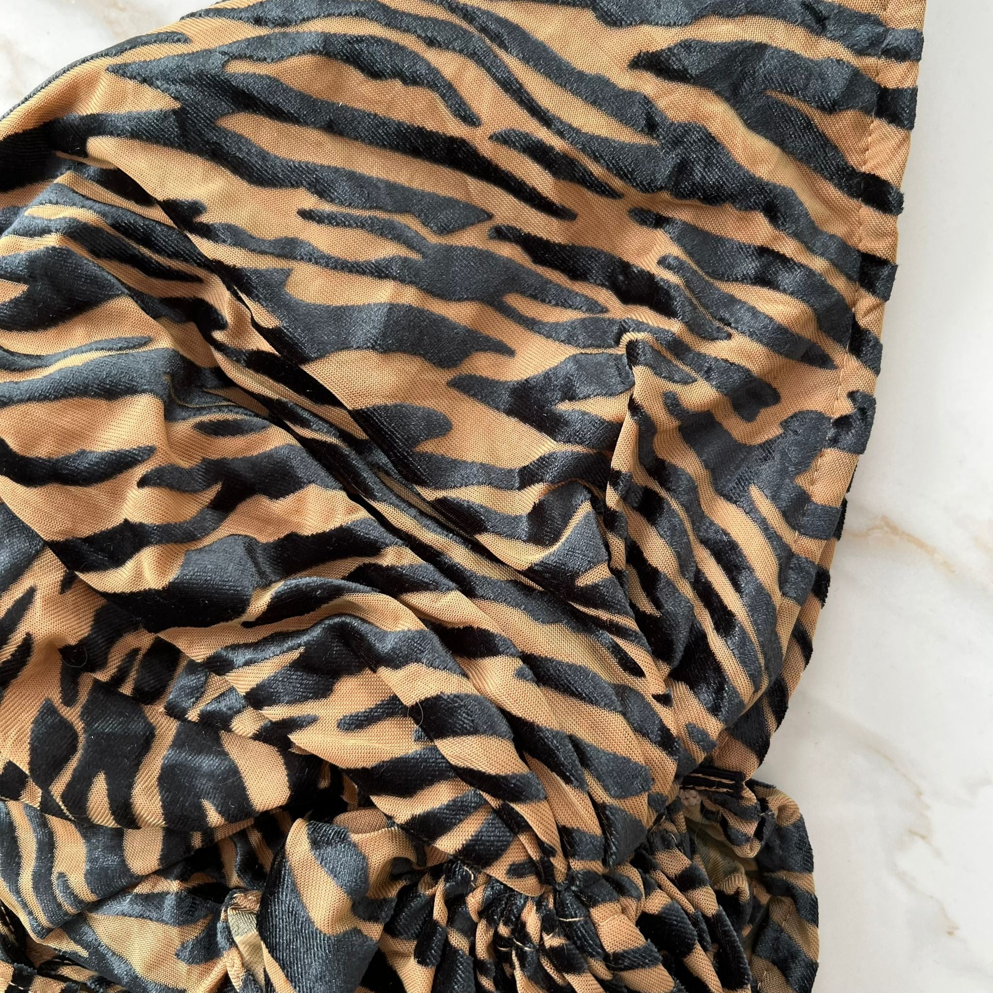 Tiger Velvet Pretied Scarf by Valeri – The Mimi Boutique