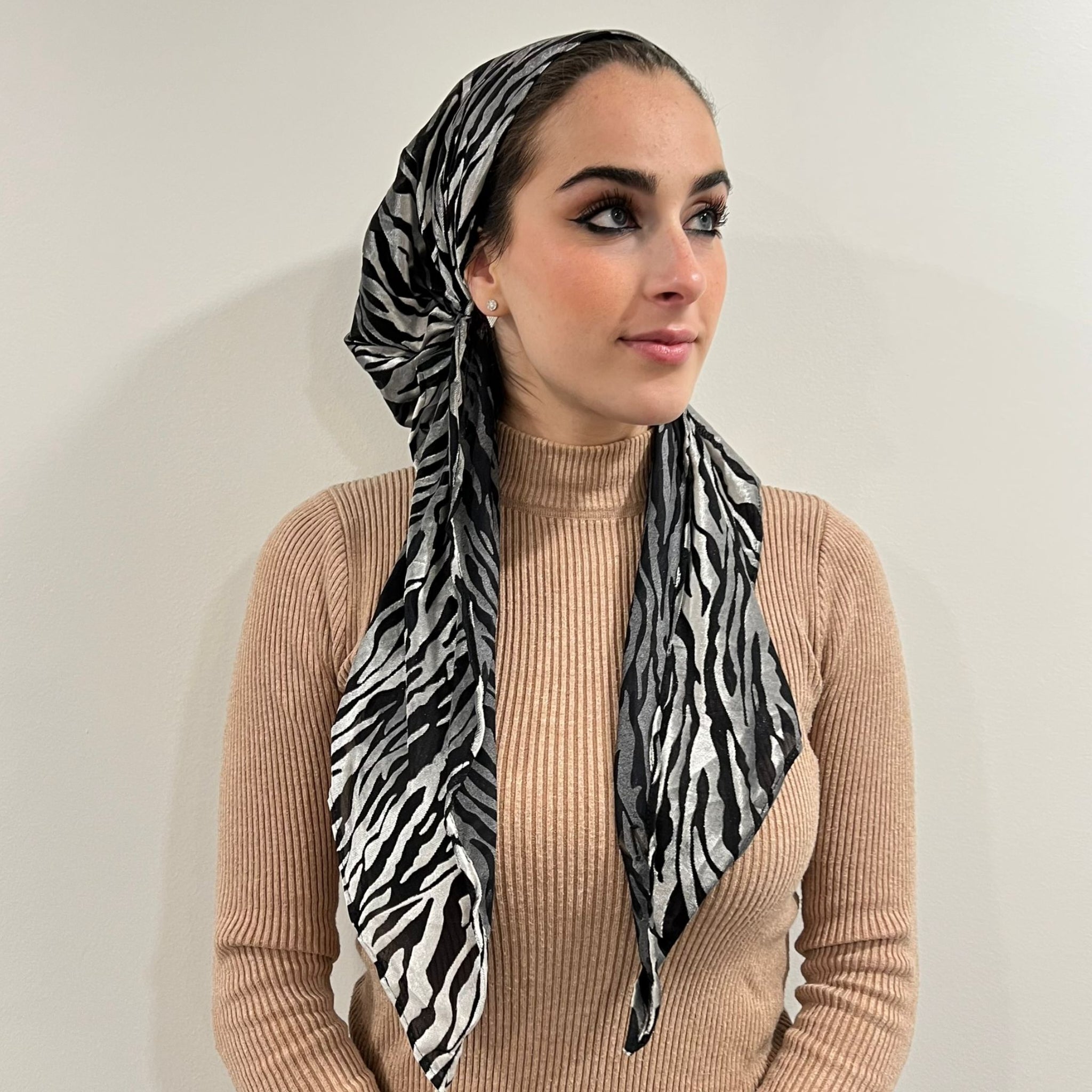 Tiger Velvet Pretied Scarf by Valeri – The Mimi Boutique