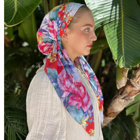 SB Headscarf Wild Vintage Florals