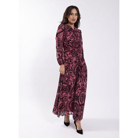 Pauline Printed Ruched Dress