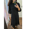 Shira Crochet Dress Black