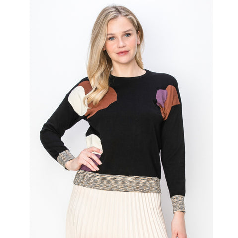 Patchy Patch Sweater