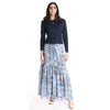 Mesh Blue Paisley Pinto Skirt