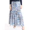 Mesh Blue Paisley Pinto Skirt