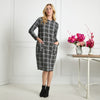 Jamie Black Plaid Dress