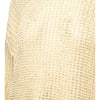 Metallic Sweater Dress Gold