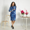 Bonnie Dress Navy Tye Dye