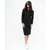 Black Serena Half Zip Dress by DF