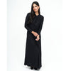 Maxi Twist Dress Shimmer Black by DF