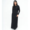 Maxi Twist Dress Shimmer Black by DF