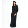 Maxi Twist Dress Shimmer Black by DF