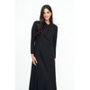 Maxi Twist Dress Shimmer Black by DF