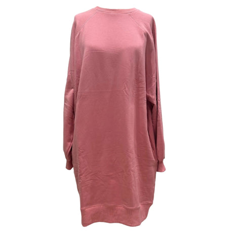 Oversized Sweatshirt Dress (Petite) Pink Rose