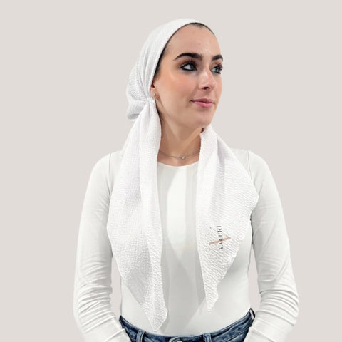 Crinkle Triangle Headscarf Valeri