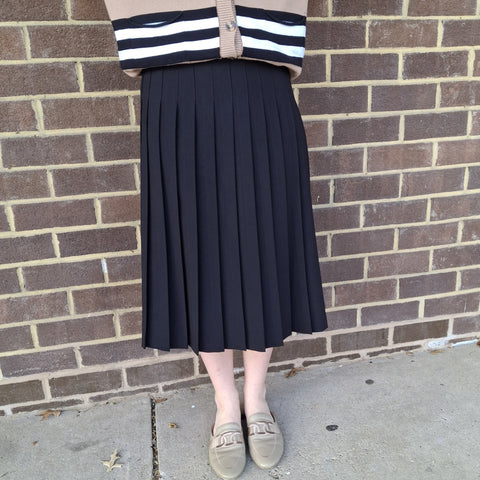 Black Pleated Skirt 27"