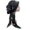 Wispy Flower Shimmer Fringe Headscarf Itsyounique