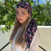 Black Liberty Floral SB Headscarf