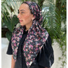 Black Liberty Floral SB Headscarf