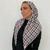 Neutral Houndstooth SB Headscarf