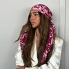 Burgundy Floral SB Headscarf