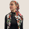 Floral Noir Headscarf by Valeri Many Styles