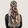 Floral Noir Headscarf by Valeri Many Styles