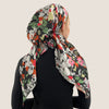 Floral Noir Headscarf by Valeri Many Styles