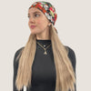 Floral Noir Headscarf by Valeri Many Styles