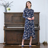 Aurora Dress Navy Floral