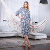 Eden Dress Denim Floral