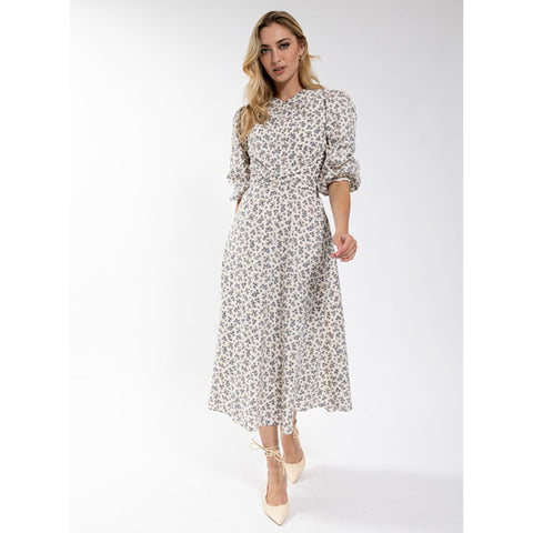 Fiona Floral Wrap Cocktail Dress