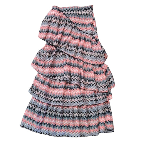 Crochet Zig Zag Ruffle Skirt