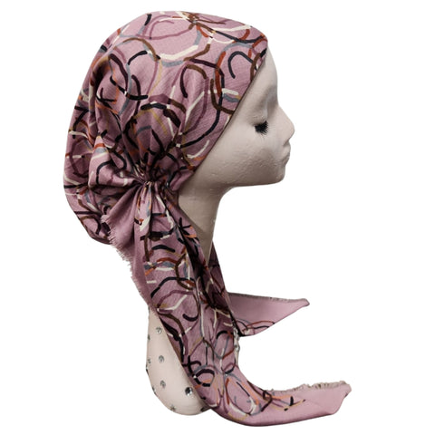 Modern Art Print Headscarf SG