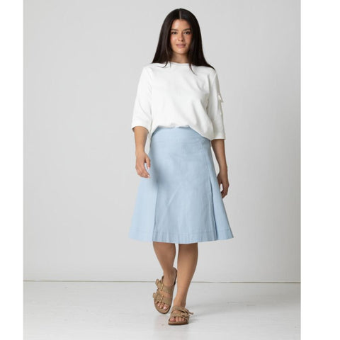 Pegasus Blue Denim Skirt