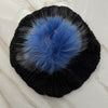 Black Cableknit Pom Beret by Valeri