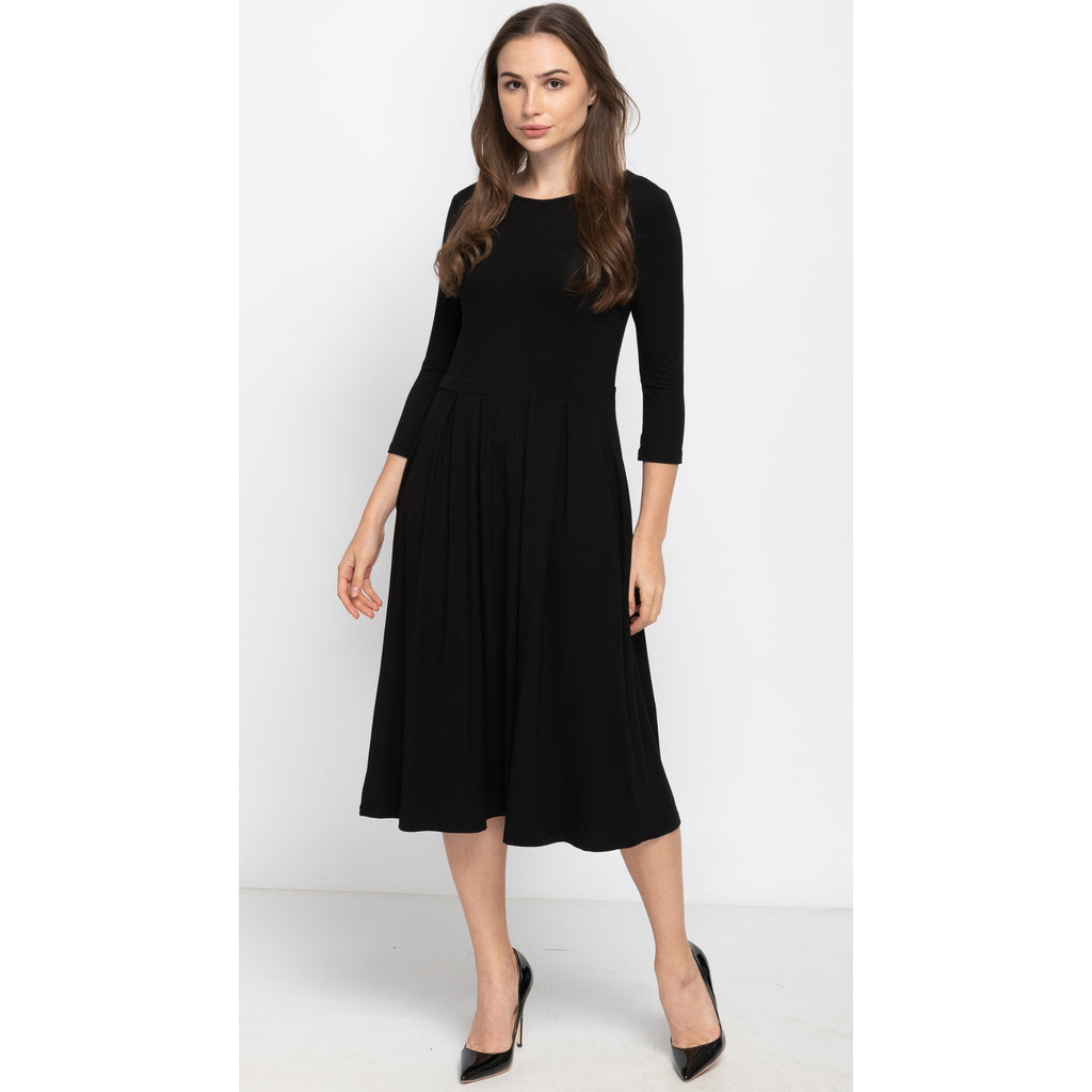 The Black Pocket Dress – The Mimi Boutique