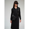 Black Serena Half Zip Dress by DF