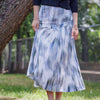 Stripe Print Blue Skirt by Lilac