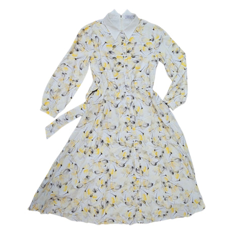 Yellow Floral Dress by Lilac Teen