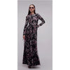 Pink Pebble Mesh Gown by Touch
