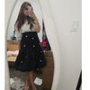 Bubble Skirt With Rhinestones