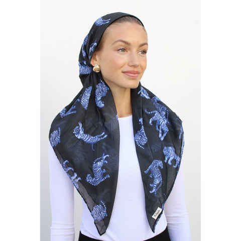 Blue Tiger Headscarf SB