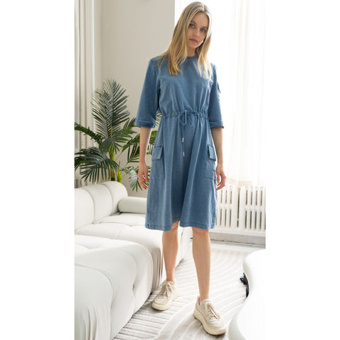 Elara Dress Denim