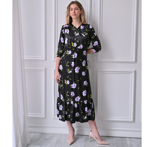 Nova Dress Lavender Floral