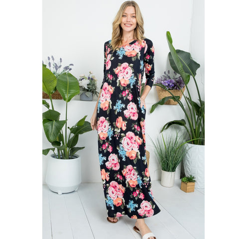 Flora Velvet Paisley Maxi by Adina LV – The Mimi Boutique