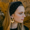 Black Cheetah Headband Daniella Faye