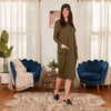 Alice Dress: Olive Print